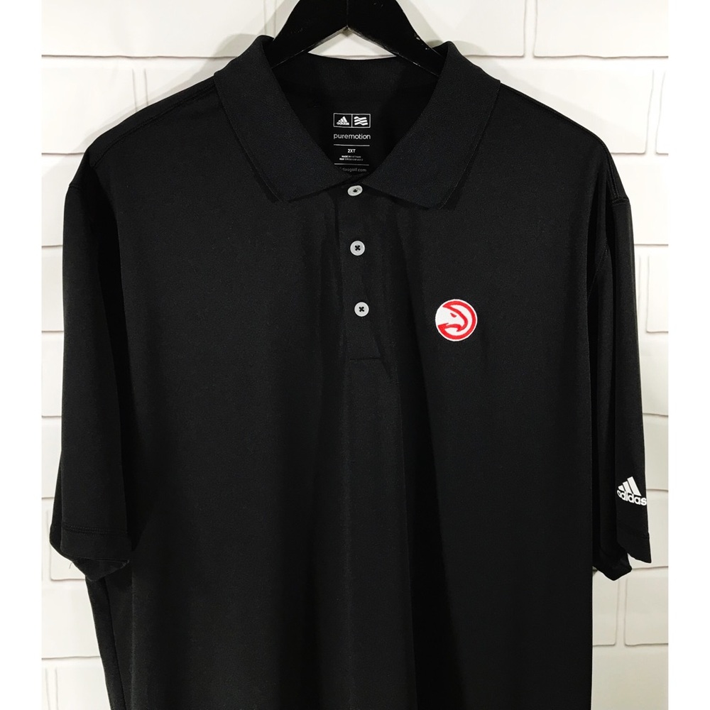 Adidas Atlanta Hawks Polo Shirt NBA Team Issued